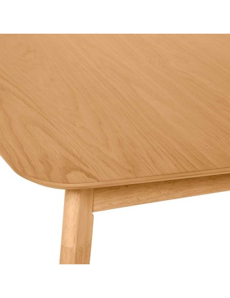 Mesa Extensible DAPHNE 140/180x90 cm, Madera Natural - Vackart