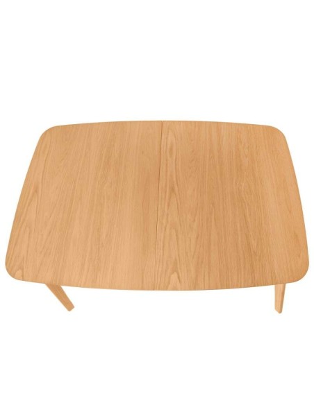 Mesa Extensible DAPHNE 140/180x90 cm, Madera Natural - Vackart