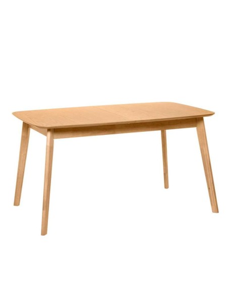 Mesa Extensible DAPHNE 120/150x80 cm, Madera Natural - Vackart