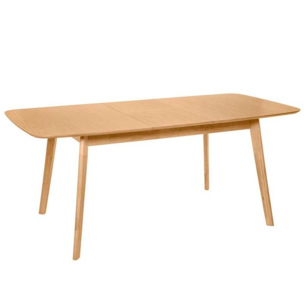 Mesa Extensible DAPHNE 120/150x80 cm, Madera Natural - Vackart