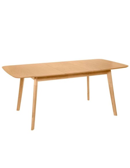 Mesa Extensible DAPHNE 120/150x80 cm, Madera Natural - Vackart
