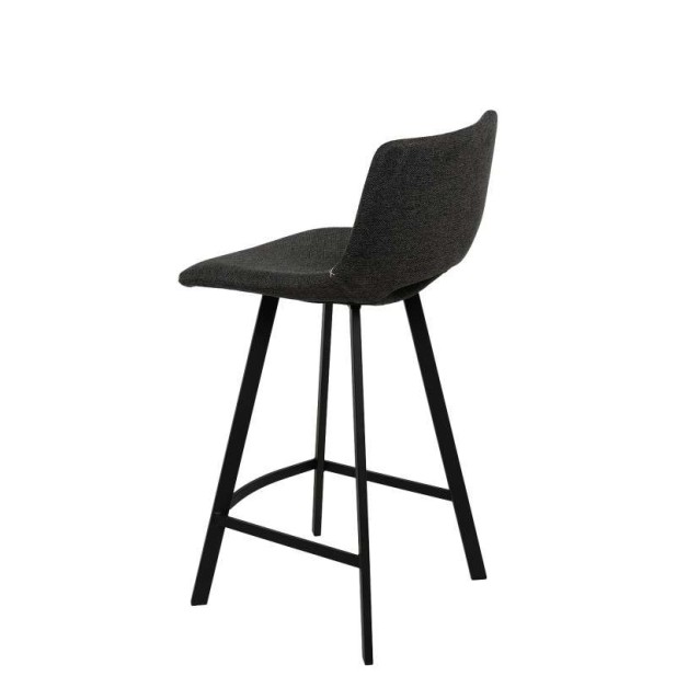 Taburete Alto TEHUV 65,5 cm, Textil Gris Oscuro / Metal. Vackart Taburete Alto TEHUV 65,5 cm, Textil Gris Oscuro / Metal. Vackart