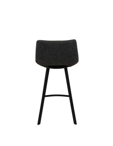 Taburete Alto TEHUV 65,5 cm, Textil Gris Oscuro / Metal. Vackart