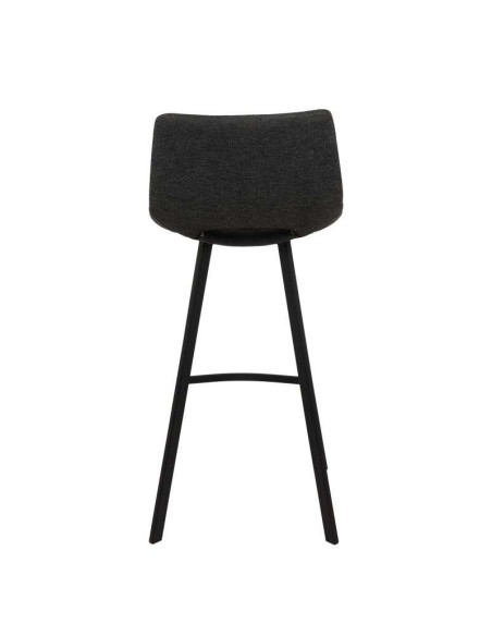 Taburete Alto TEHUV 75,5 cm, Textil Gris Oscuro / Metal. Vackart