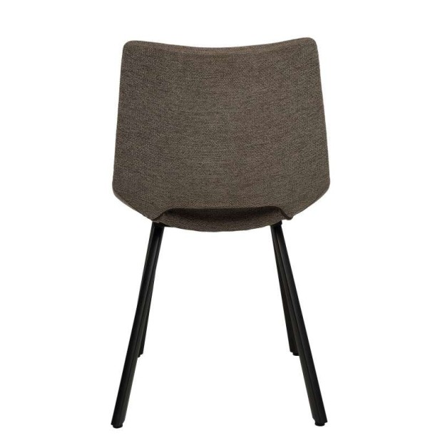 Silla Tapizada NUEG, Metal / Textil Taupé - Vackart