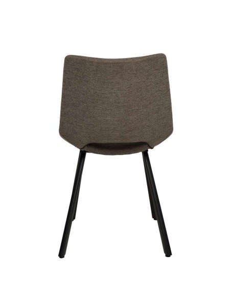 Silla Tapizada NUEG, Metal / Textil Taupé - Vackart