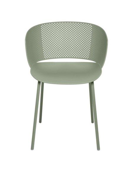 Silla RUMMELS, Polipropileno / Metal Menta - Vackart