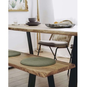 Cojín SILKE, Textil Verde - Kave Home. AA0345VE06. Vackart 2