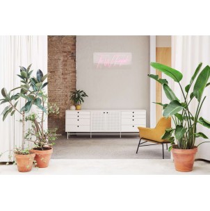 Aparador PUNTO 212x47cm, DM / Metal Blanco - Teulat. Vackart 2