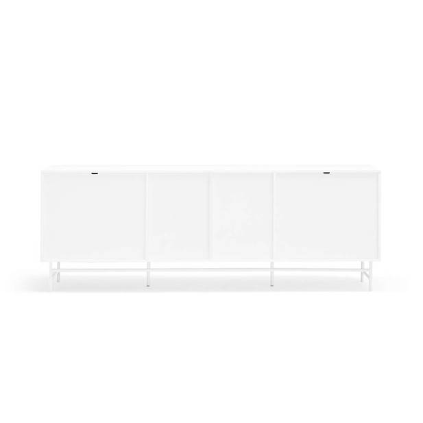 Aparador PUNTO 212x47cm, DM / Metal Blanco - Teulat. Vackart