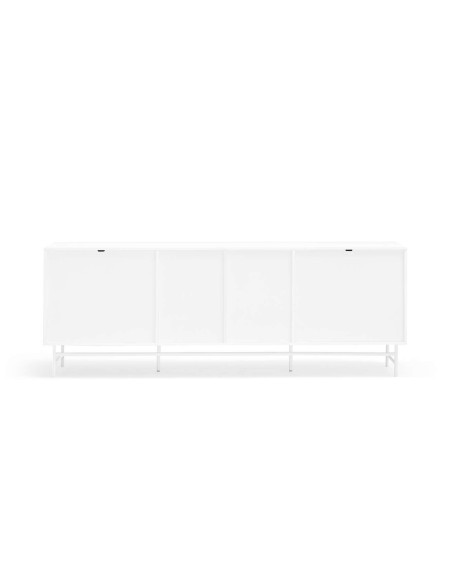 Aparador PUNTO 212x47cm, DM / Metal Blanco - Teulat. Vackart