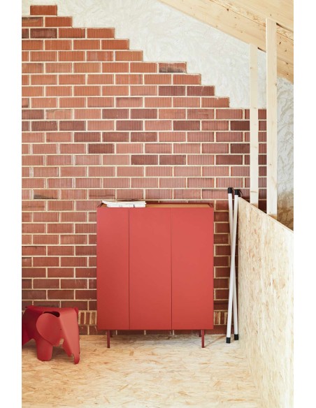 Aparador con Botellero ARISTA Alto 120 cm, Burdeos - Teulat. Vackart