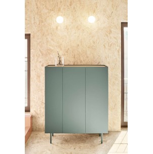 Aparador con Botellero ARISTA 120 cm, Verde Claro - Teulat. Vackart 2