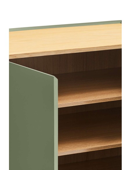 Aparador con Botellero ARISTA 120 cm, Verde Claro - Teulat. Vackart