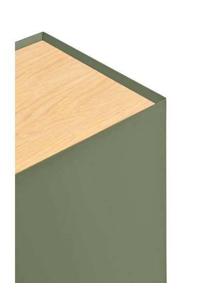 Aparador con Botellero ARISTA 120 cm, Verde Claro - Teulat. Vackart