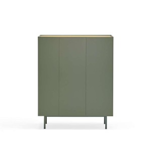 Aparador con Botellero ARISTA Alto 120 cm, Verde Claro - Teulat. Los modernos y más exclusivos muebles de diseño nórdico, solo en Vackart tu tienda de diseño.