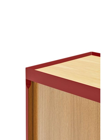 Mueble TV ARISTA 180x40 cm, Burdeos - Teulat. Vackart