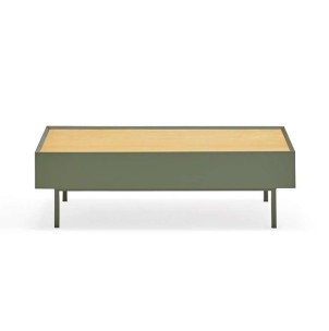 Mesa de Centro ARISTA 110x60 cm, Verde / Roble - Teulat. Las modernas y más exclusivas mesas de diseño nórdico, solo en Vackart tu tienda de diseño online.
