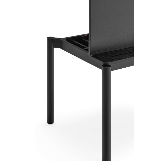 Escritorio ATLAS 130x65 cm, DM / Fresno Negro - Teulat. Vackart