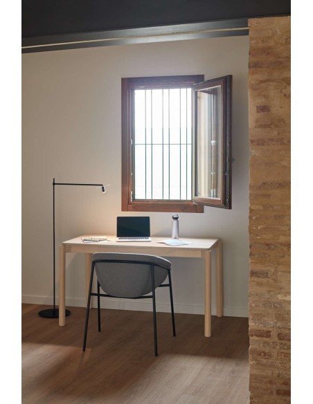 Escritorio ATLAS 130x65 cm DM / Fresno Natural Claro - Teulat. Vackart