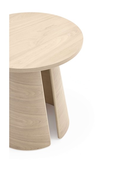Mesa Auxiliar CEP Ø50 cm, DM / Fresno Natural Claro - Teulat. Vackart
