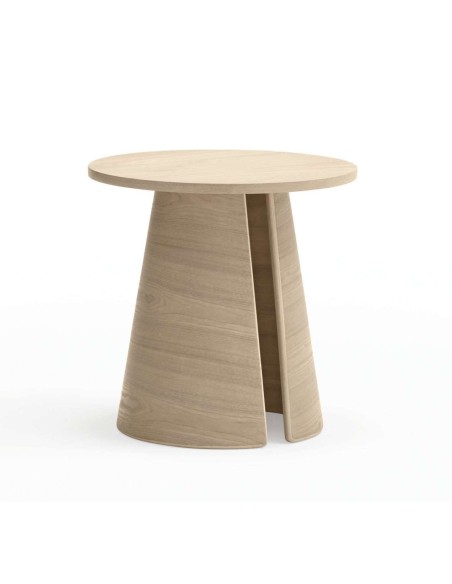 Mesa Auxiliar CEP Ø50 cm, DM / Fresno Natural Claro - Teulat. Vackart