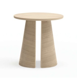 Mesa Auxiliar CEP Ø50 cm, DM / Fresno Natural Claro - Teulat. Vackart