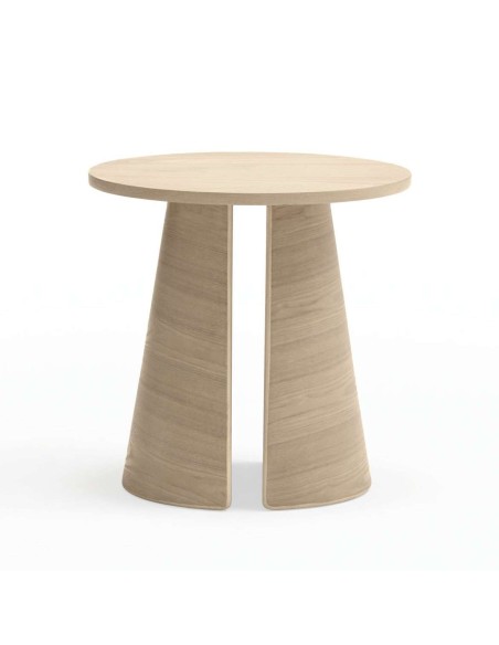 Mesa Auxiliar CEP Ø50 cm, DM / Fresno Natural Claro - Teulat. Vackart