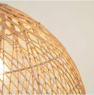 Pantalla lámpara de techo DOMITILA 100% ratán natural Ø 44 cm - Kave Home 2