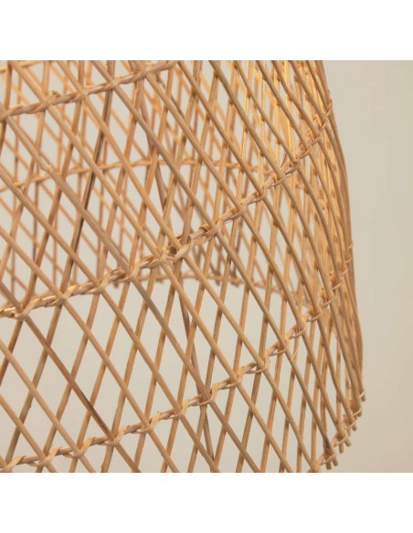 Pantalla lámpara de techo DOMITILA 100% ratán natural Ø 44 cm - Kave Home
