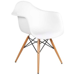Silla Eames Dimero Blanco Inspiración DAW de Charles & Ray Eames