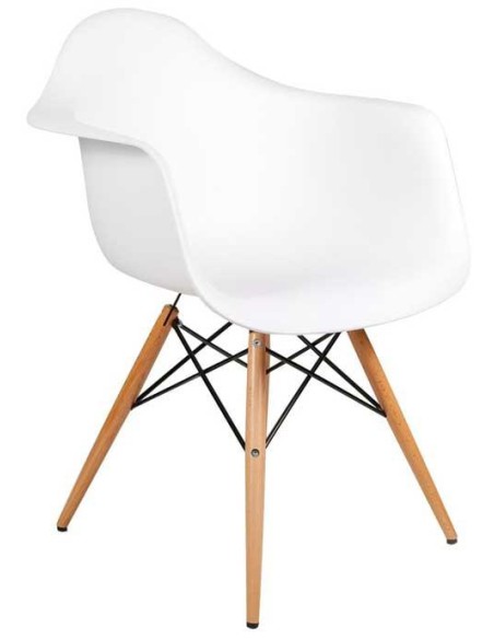 Silla Eames Dimero Blanco Inspiración DAW de Charles & Ray Eames