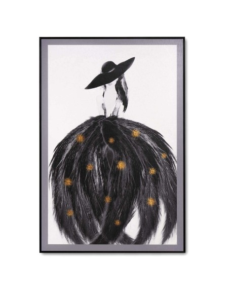 Cuadro FJER 80x120 cm, Negro - Vackart