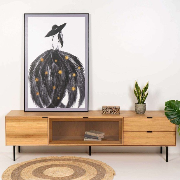 Cuadro FJER 80x120 cm, Negro - Vackart Cuadro FJER 80x120 cm, Negro - Vackart