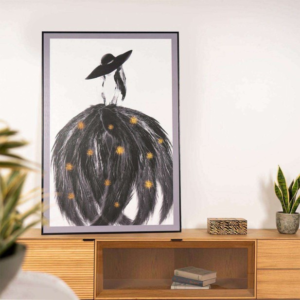 Cuadro FJER 80x120 cm, Negro - Vackart Cuadro FJER 80x120 cm, Negro - Vackart