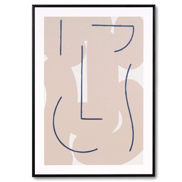 Cuadro HAVTRE III 50x70 cm, Negro - Vackart