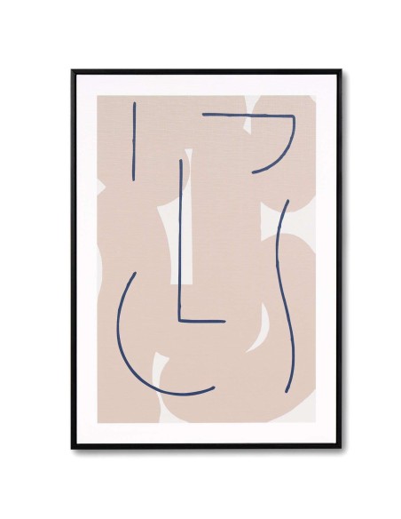 Cuadro HAVTRE III 50x70 cm, Negro - Vackart