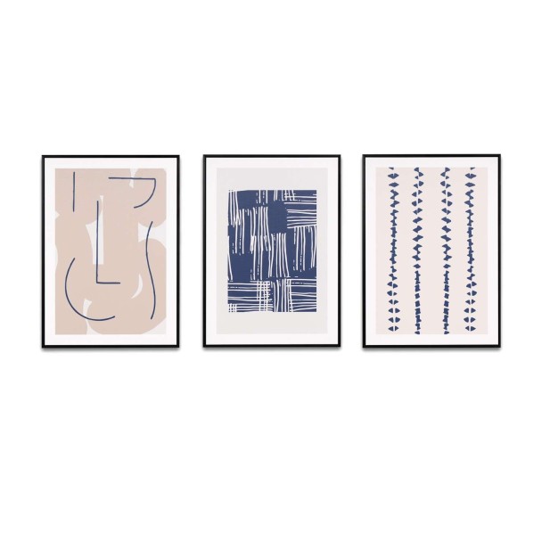 Cuadro HAVTRE III 50x70 cm, Negro - Vackart