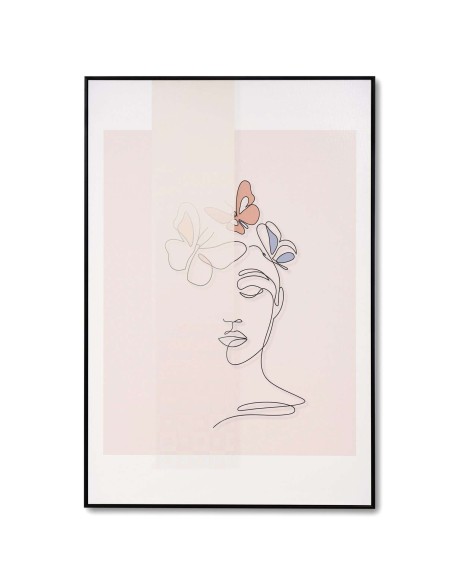 Cuadro SOMMERFUGL 80x120 cm, Negro - Vackart