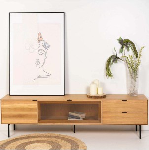 Cuadro SOMMERFUGL 80x120 cm, Negro - Vackart 2