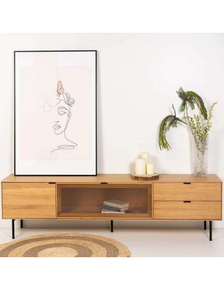 Cuadro SOMMERFUGL 80x120 cm, Negro - Vackart