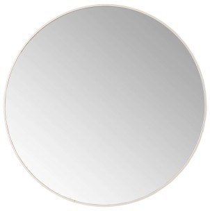 Espejo LINUS Ø90 cm, Metal Blanco - Vackart. Los más originales y modernos objetos decorativos solo en Vackart, tu tienda de diseño online.