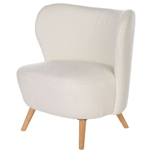 Butaca TÅGET, Textil Blanco / Madera Natural - Vackart. Las originales y exclusivas sillas de diseño nórdico en Vackart, tu tienda de diseño online.