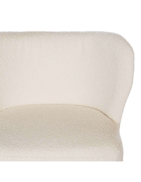Butaca TÅGET, Textil Blanco / Madera Natural - Vackart