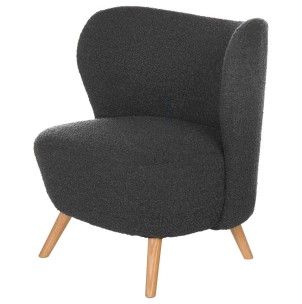 Butaca TÅGET, Textil Gris Oscuro / Madera Natural - Vackart. Las originales y exclusivas sillas de diseño nórdico en Vackart, tu tienda de diseño online.