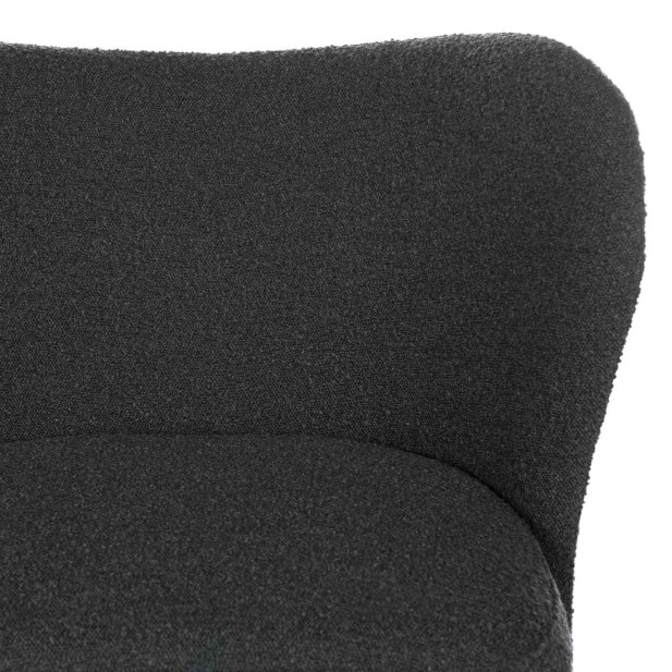 Butaca TÅGET, Textil Gris Oscuro / Madera Natural - Vackart Butaca TÅGET, Textil Gris Oscuro / Madera Natural - Vackart