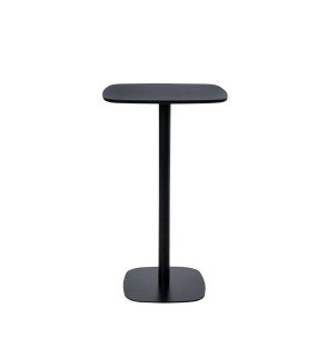 Mesa Alta FREJA 60x60 cm de Comedor, Madera / Metal Negro - Vackart. Las más exclusivas y modernas mesas de diseño nórdico en Vackart, tu tienda de diseño online.