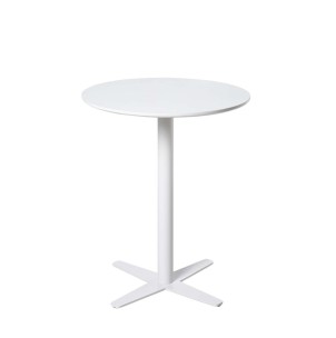 Mesa FREJA Ø60 cm de Comedor, Madera / Metal Blanco - Vackart. Las más exclusivas y modernas mesas de diseño nórdico en Vackart, tu tienda de diseño online.