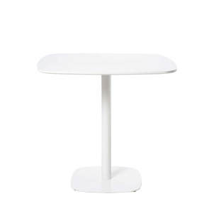Mesa FREJA 80x80 cm de Comedor, Madera / Metal Blanco - Vackart. Las más exclusivas y modernas mesas de diseño nórdico en Vackart, tu tienda de diseño online.