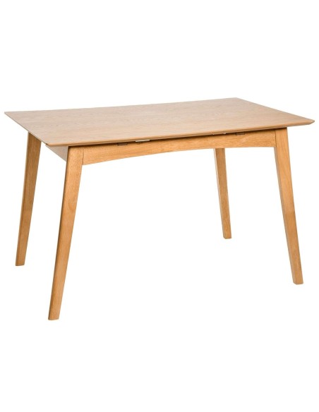 Mesa Abatible NYTTIG 120x50(75) cm Comedor, Madera Natural - Vackart
